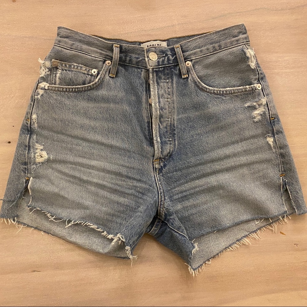 Agolde Dee Ultra High-Rise Short (Chimes)